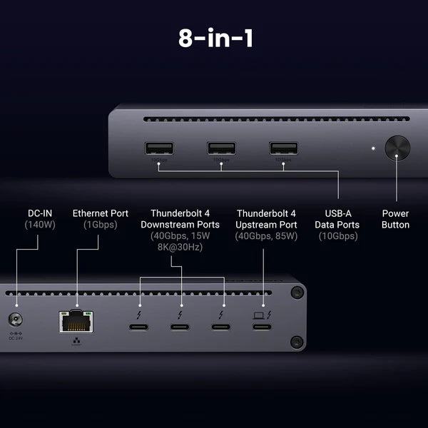 UGREEN Revodok Max 8-in-1 Thunderbolt 4 Docking Station