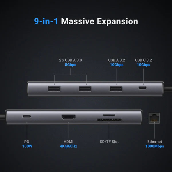 UGREEN Revodok Pro 109 9 in 1 USB C Hub